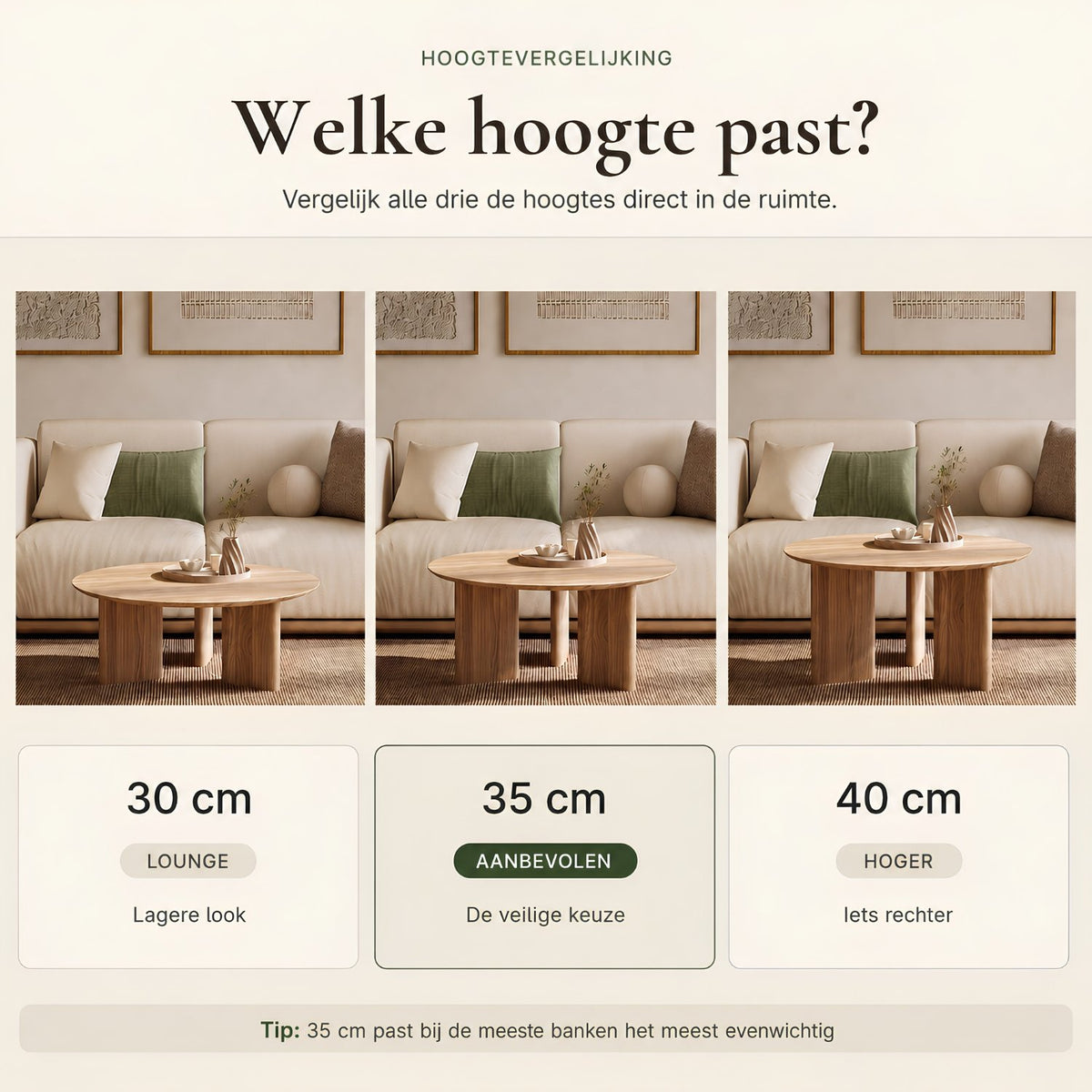 Salontafel NIVA van FSC®-massief hout