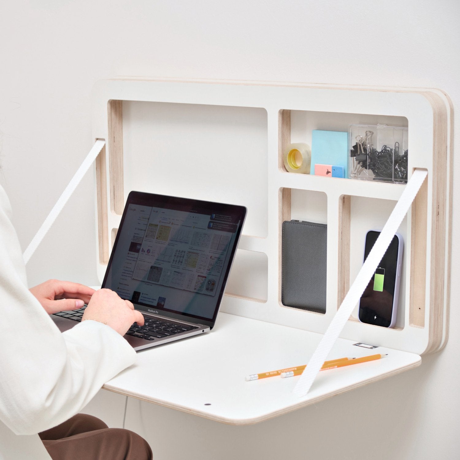 Opvouwbaar wandbureau | NordicDesk