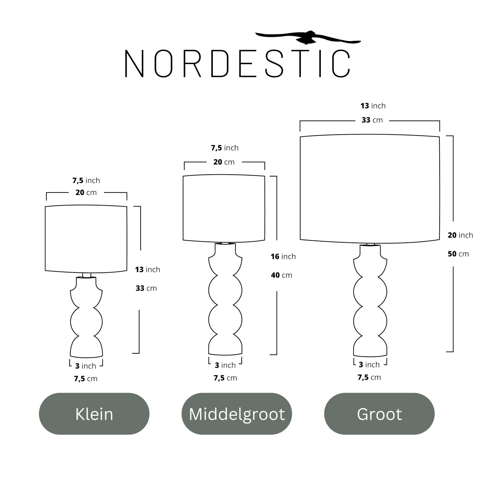 Tafellamp 'Hvelvet' - NORDESTIC