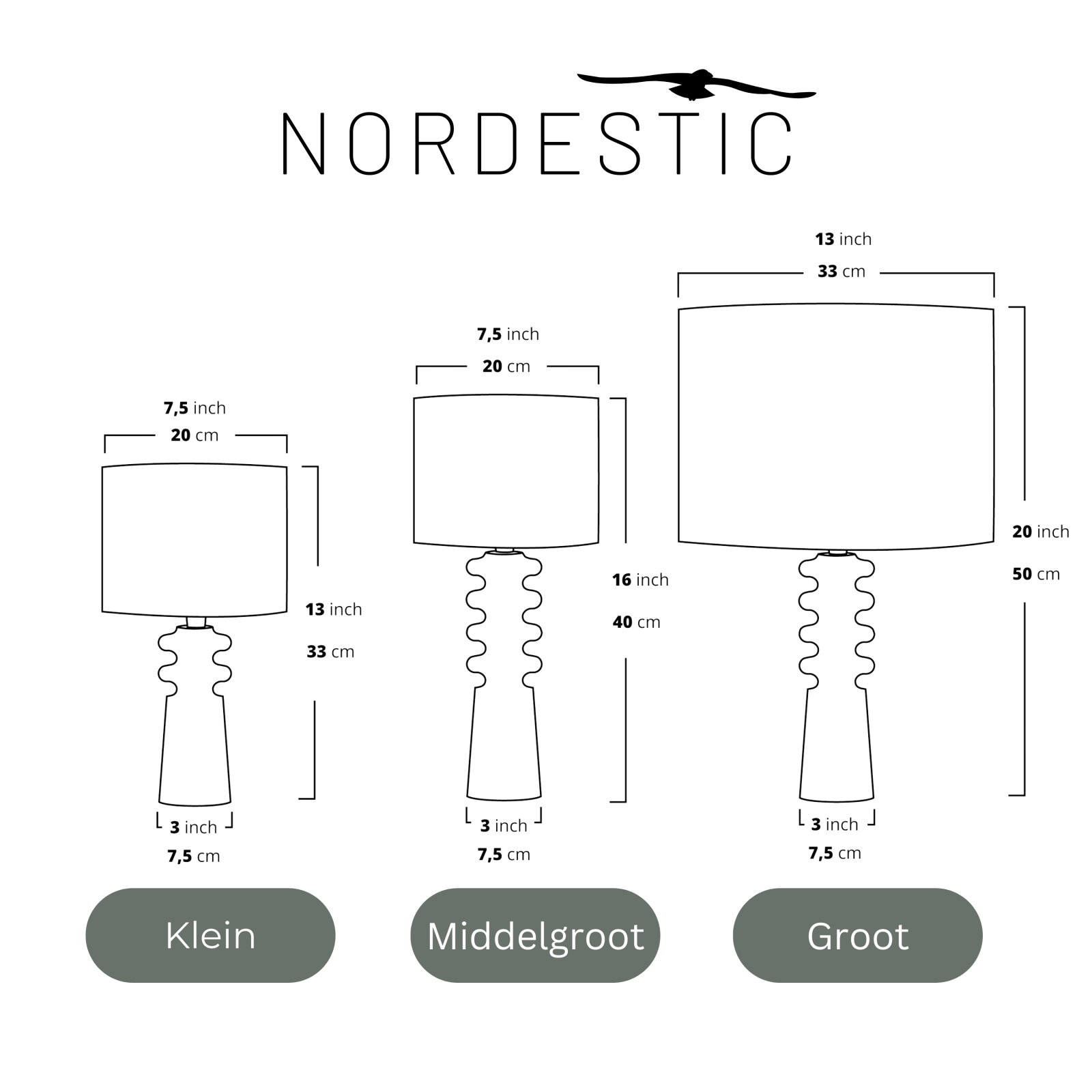 Tafellamp 'Jordisk' - NORDESTIC